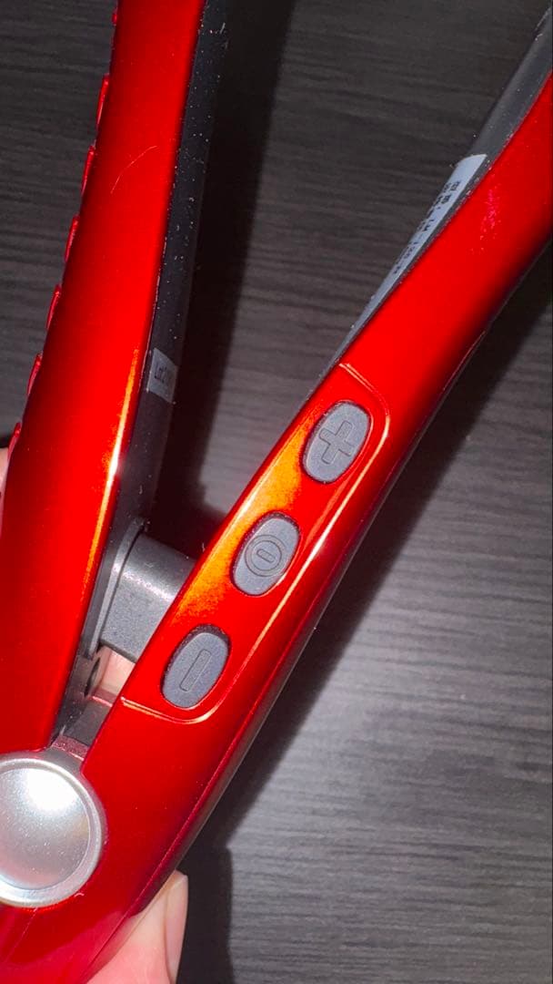 ラディアント シルクプロアイロンLM-125-R（28mm／レッド）　ストレート