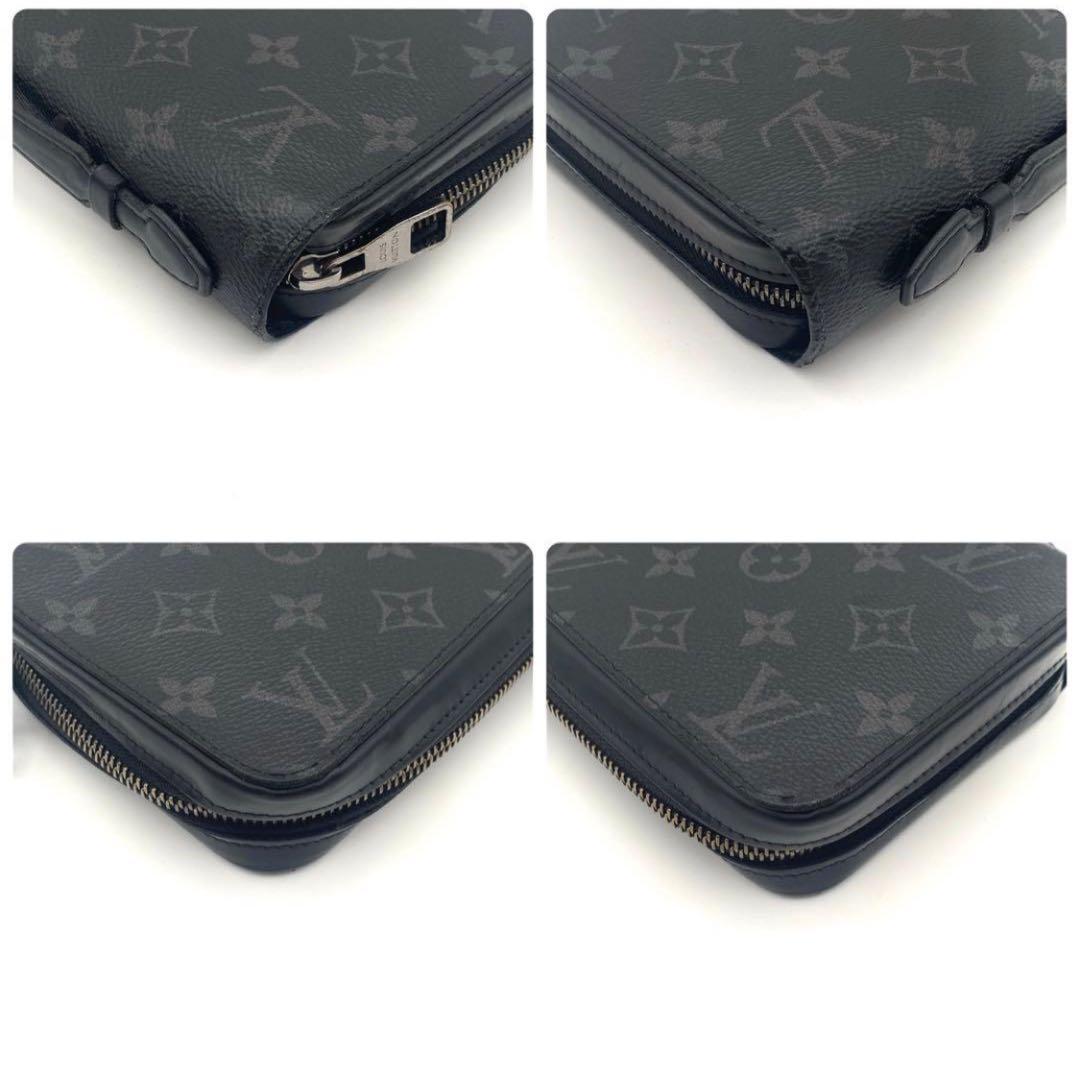 ルイヴィトン モノグラム エクリプス ジッピーXL 長財布 ブラック