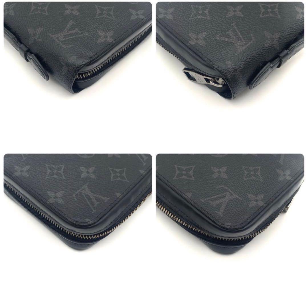 ルイヴィトン モノグラム エクリプス ジッピーXL 長財布 ブラック