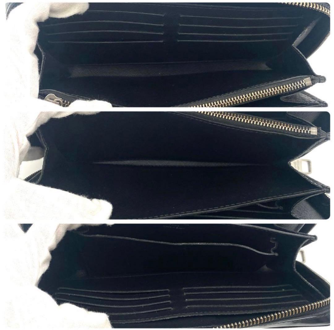 ルイヴィトン モノグラム エクリプス ジッピーXL 長財布 ブラック