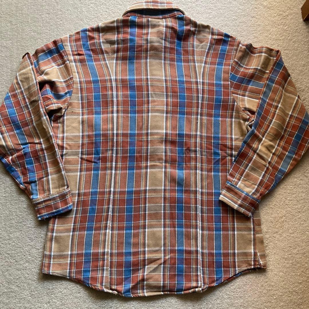 70s BIG MAC JC PENNEY長袖ネルシャツ L-TALL
