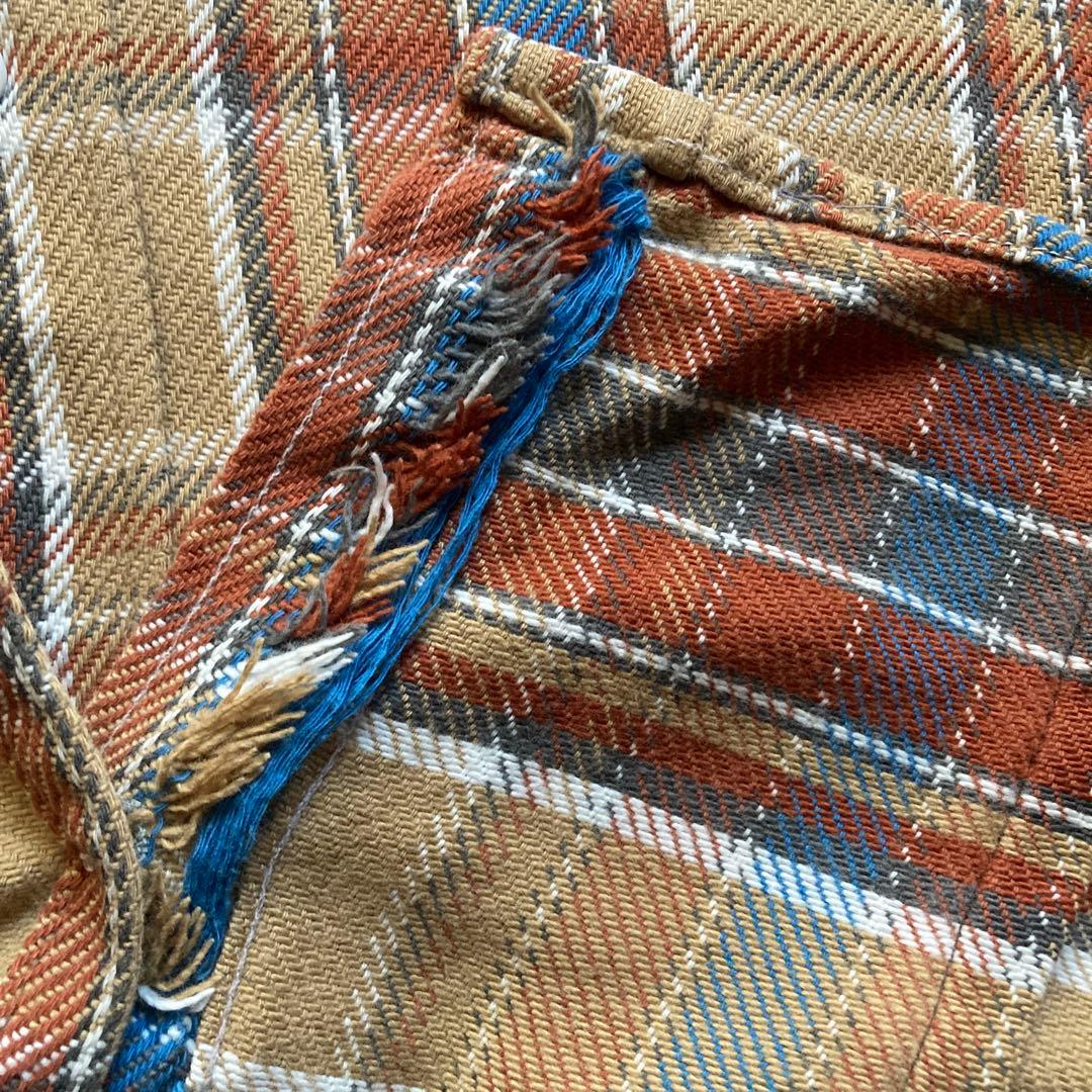 70s BIG MAC JC PENNEY長袖ネルシャツ L-TALL