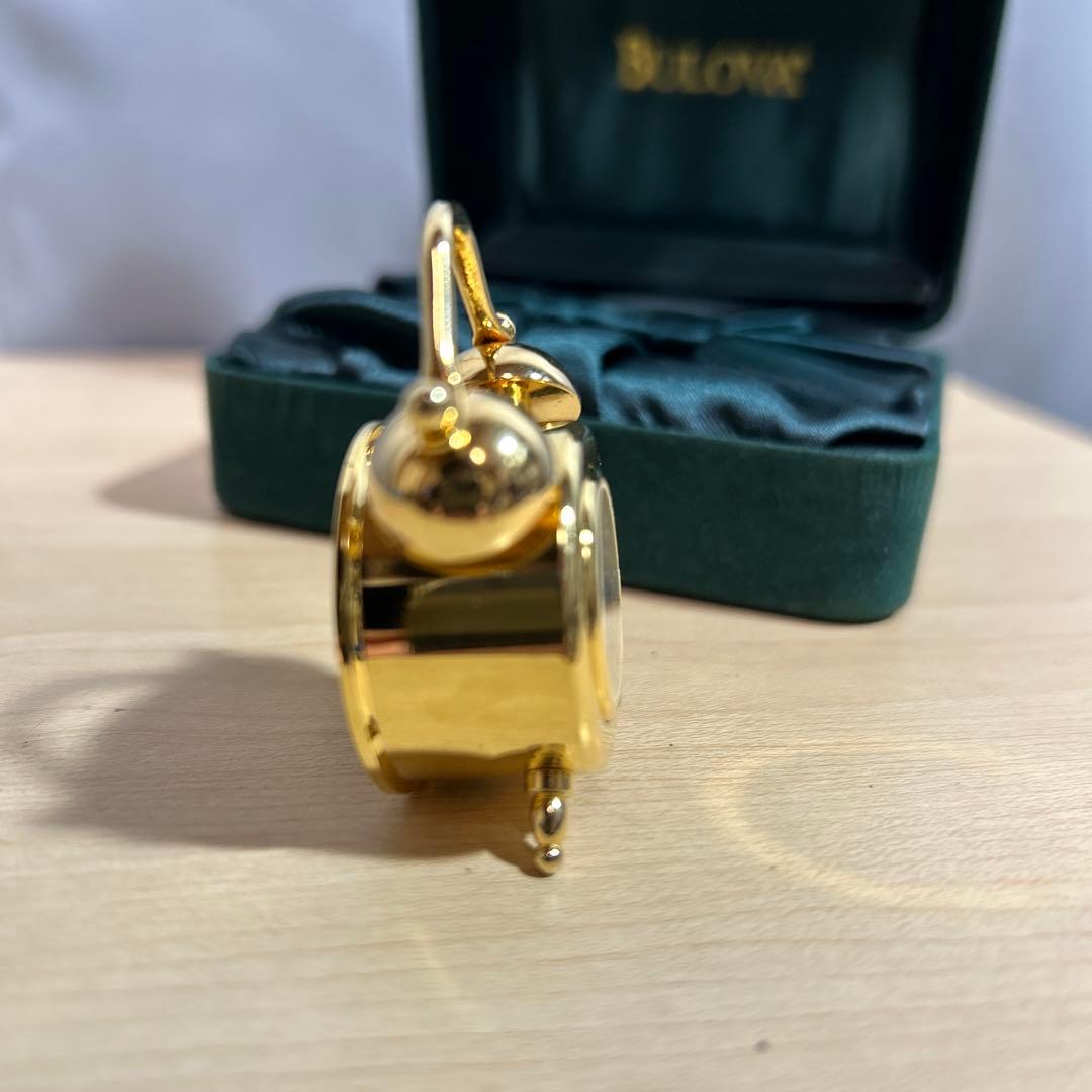 アンティーク ブローバ ミニチュア 目覚まし時計 ゴールド Gemini