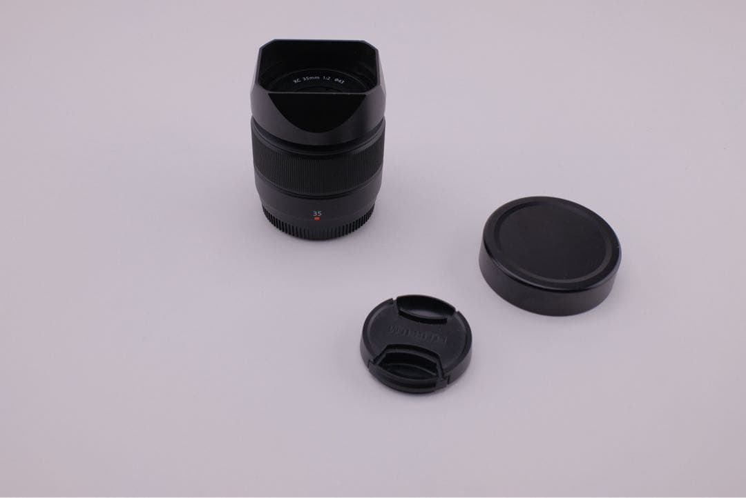 fujifilm xc-35 35mm 単焦点レンズ レンズフード付き