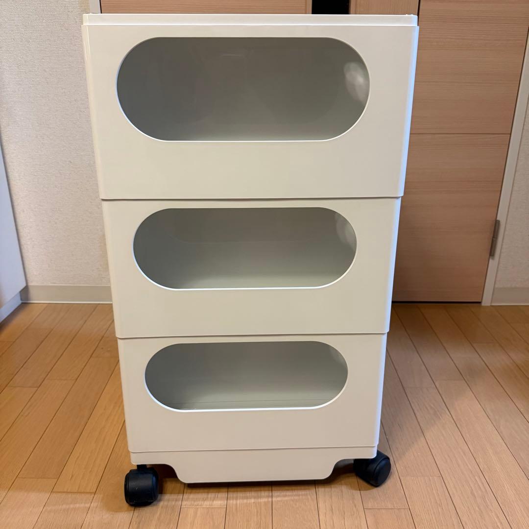 ジョエ・コロンボ　ボビーワゴン 3段5トレイ ホワイト 正規品