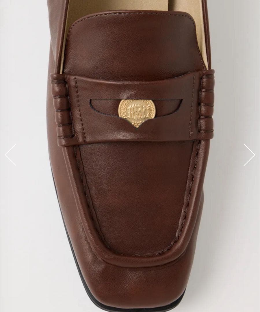 【中町綾着用ローファー】MOUSSY SQUARE TOE LOAFER M