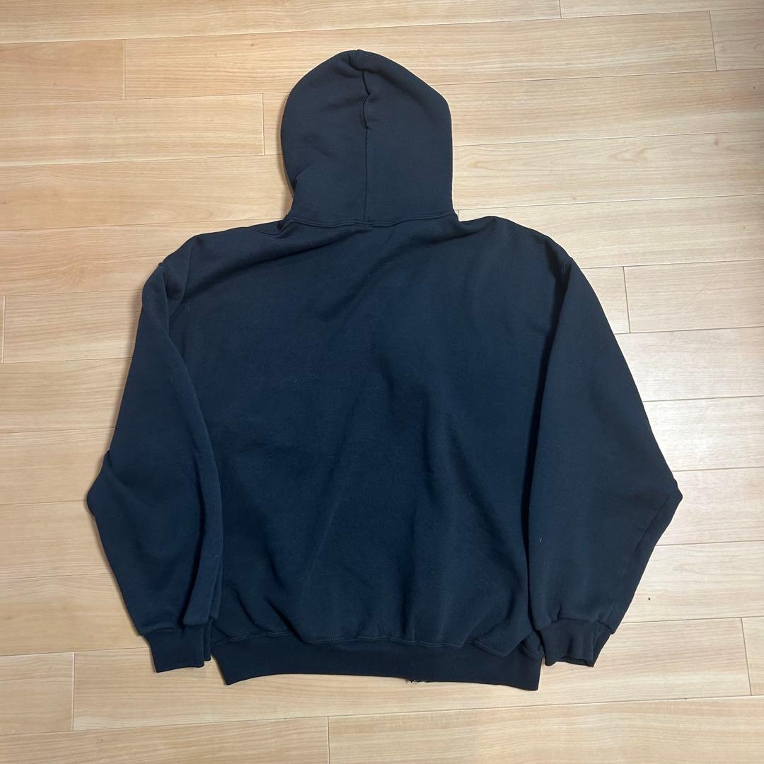 【ブラック90s】RUSSELL ATHLETIC ジップアップパーカー