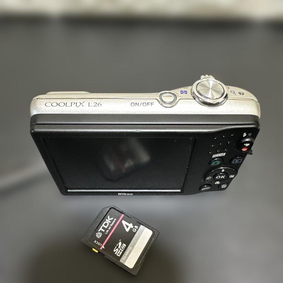 美品　Nikon COOLPIX L26 動作確認済　単三電池式　SDカード付き
