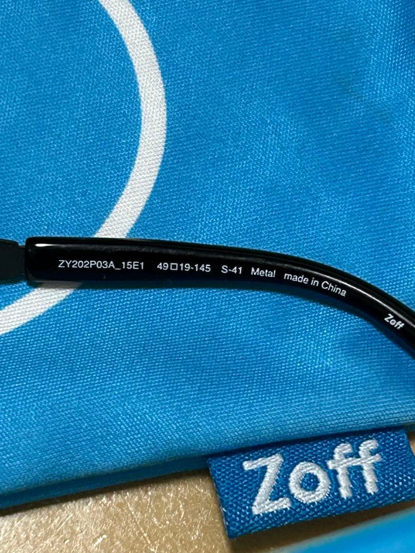 Zoff PC 度いりメガネ ケース付き　ドラクエコラボ　スライム