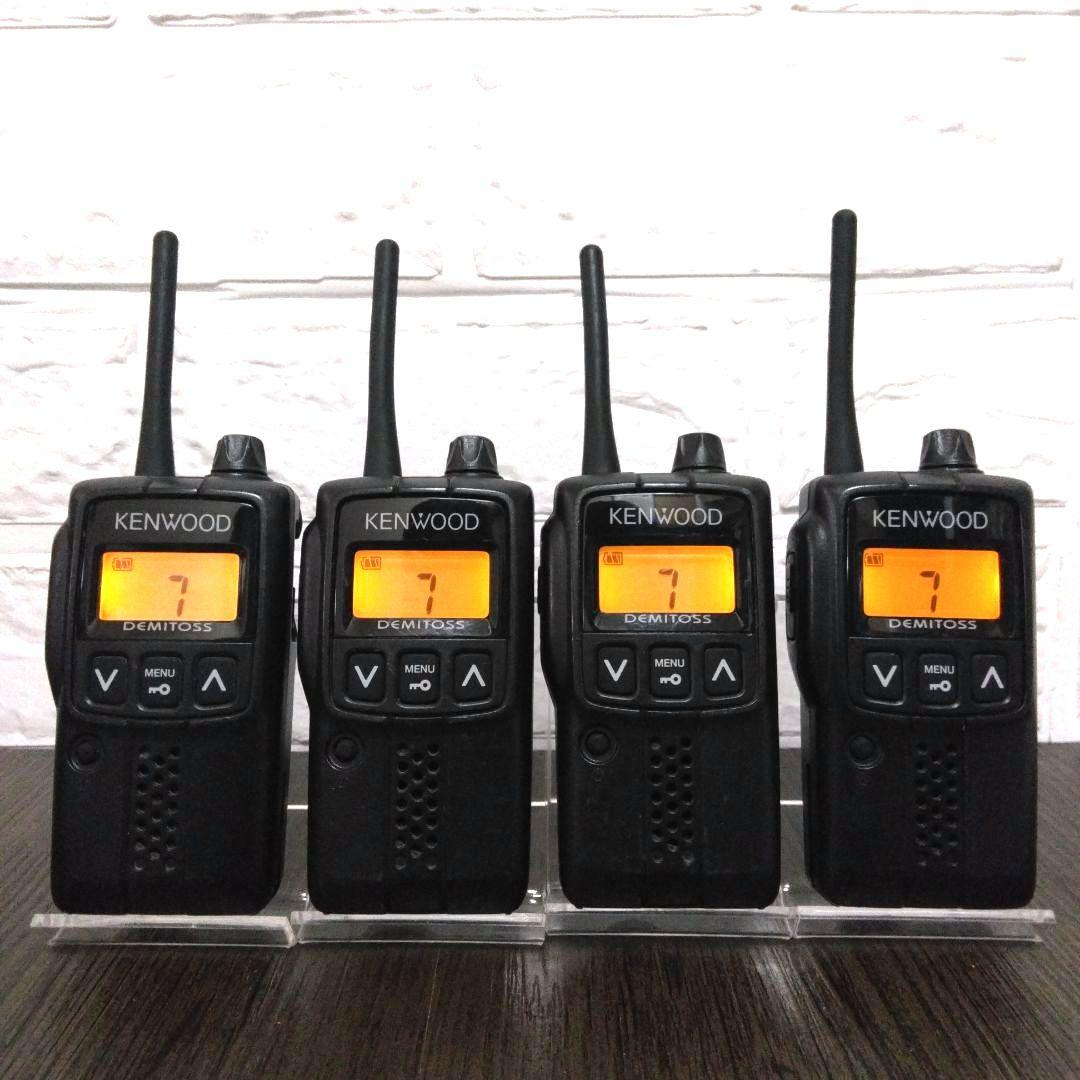 4台セット★KENWOOD UBZ-EA20R 特小トランシーバー インカム付