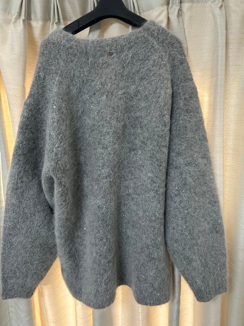 CELFORD 25AW 美品　スパークルミディ丈カーディガン　グレー