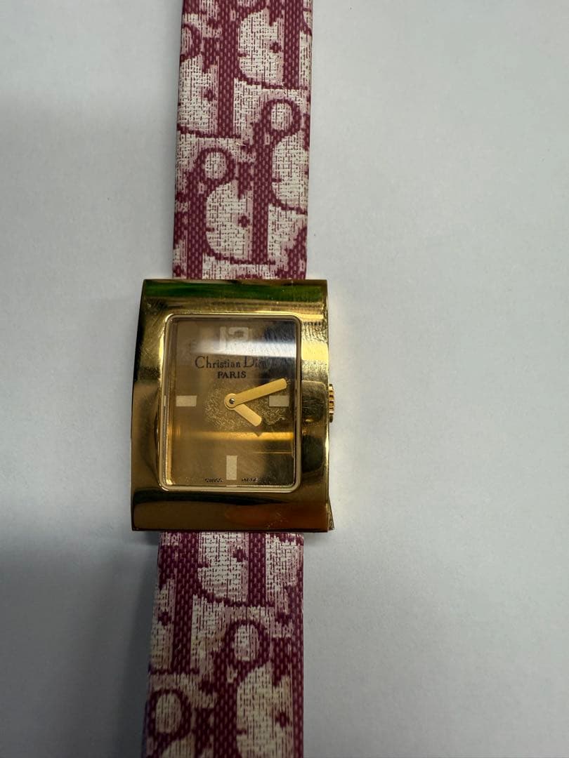 Christian Dior 腕時計 ケース内部に曇り有り