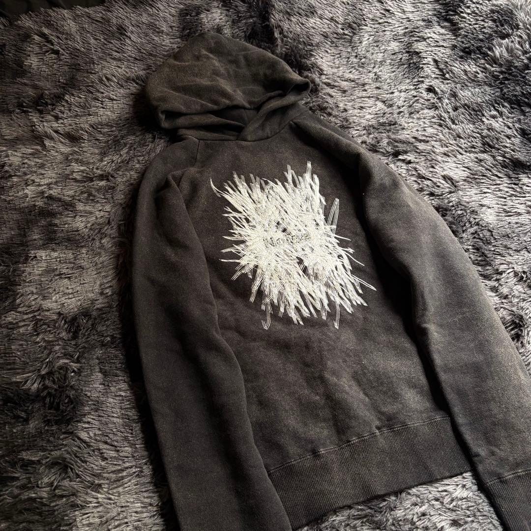 ATTACHMENT フーディー Noise swag ブラック