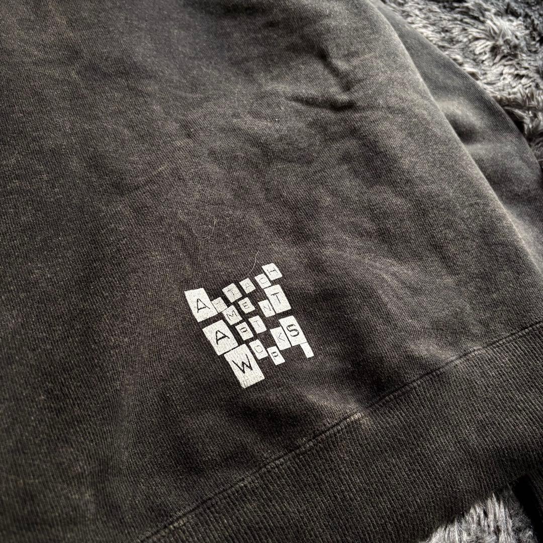 ATTACHMENT フーディー Noise swag ブラック