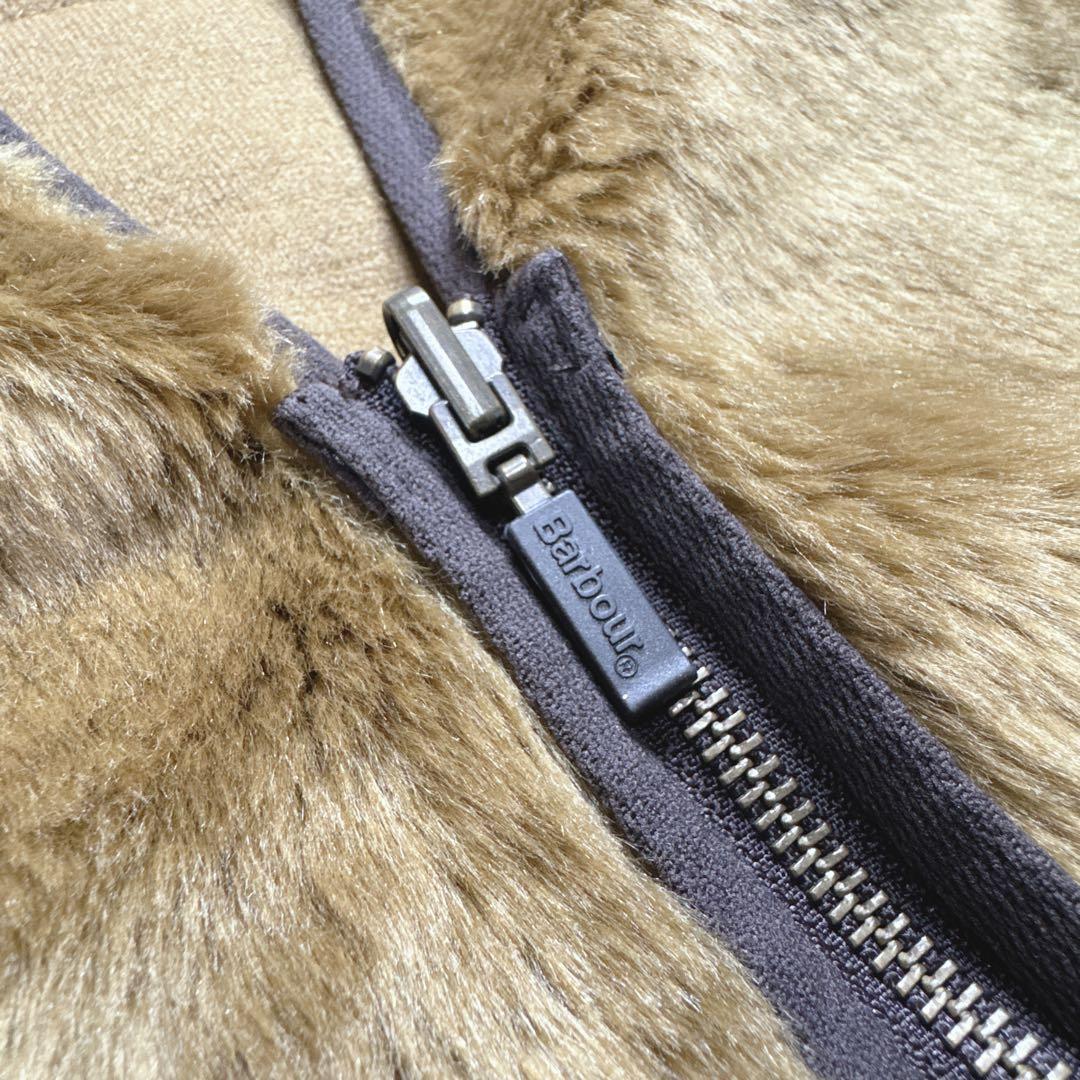 【美品】barbour バブアー　ファーライナーベスト　38