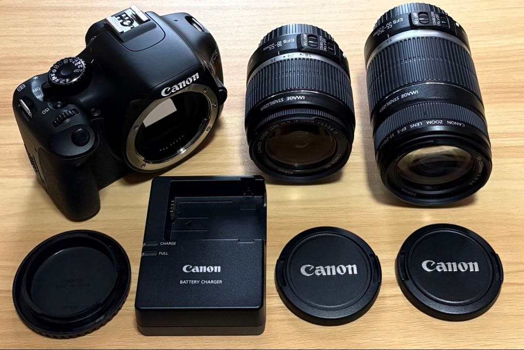 Canon EOS Kiss X4 一眼レフカメラ ダブルレンズ