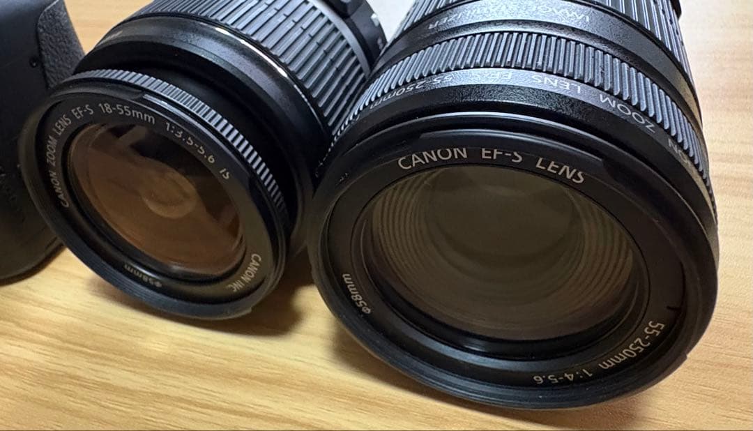 Canon EOS Kiss X4 一眼レフカメラ ダブルレンズ