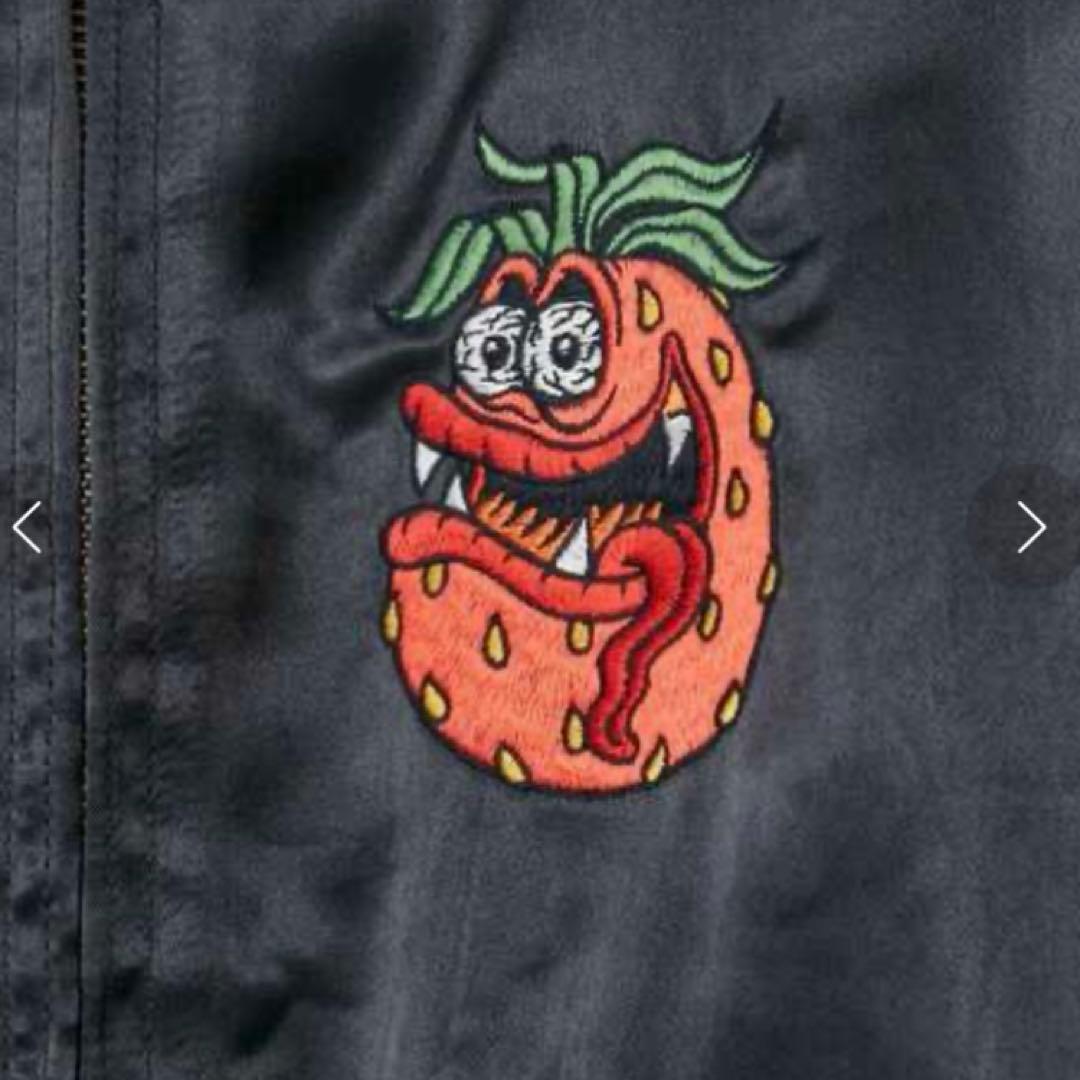 新品‼️ヒステリックグラマー　STRAWBERRY MONSTER刺繍 スカジャン