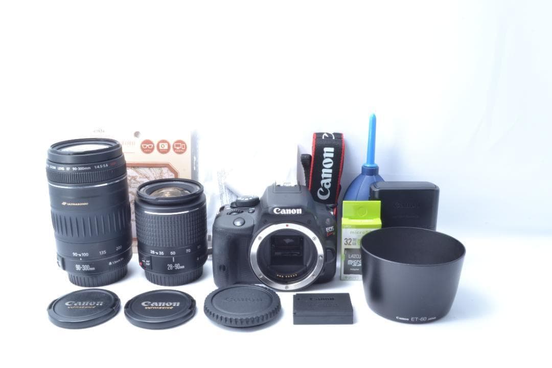 初期不良保証✨anon EOS Kiss X7✨Wレンズセット✨初心者オススメ