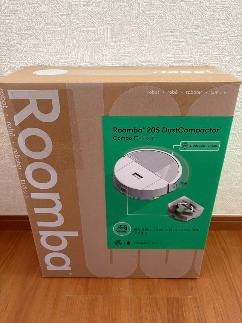 新品 ルンバ205 DustCompactor Combo 水拭き対応