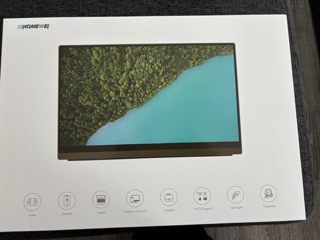 モバイルモニタ EWEI 4k有機EL タッチパネル O-133DSL