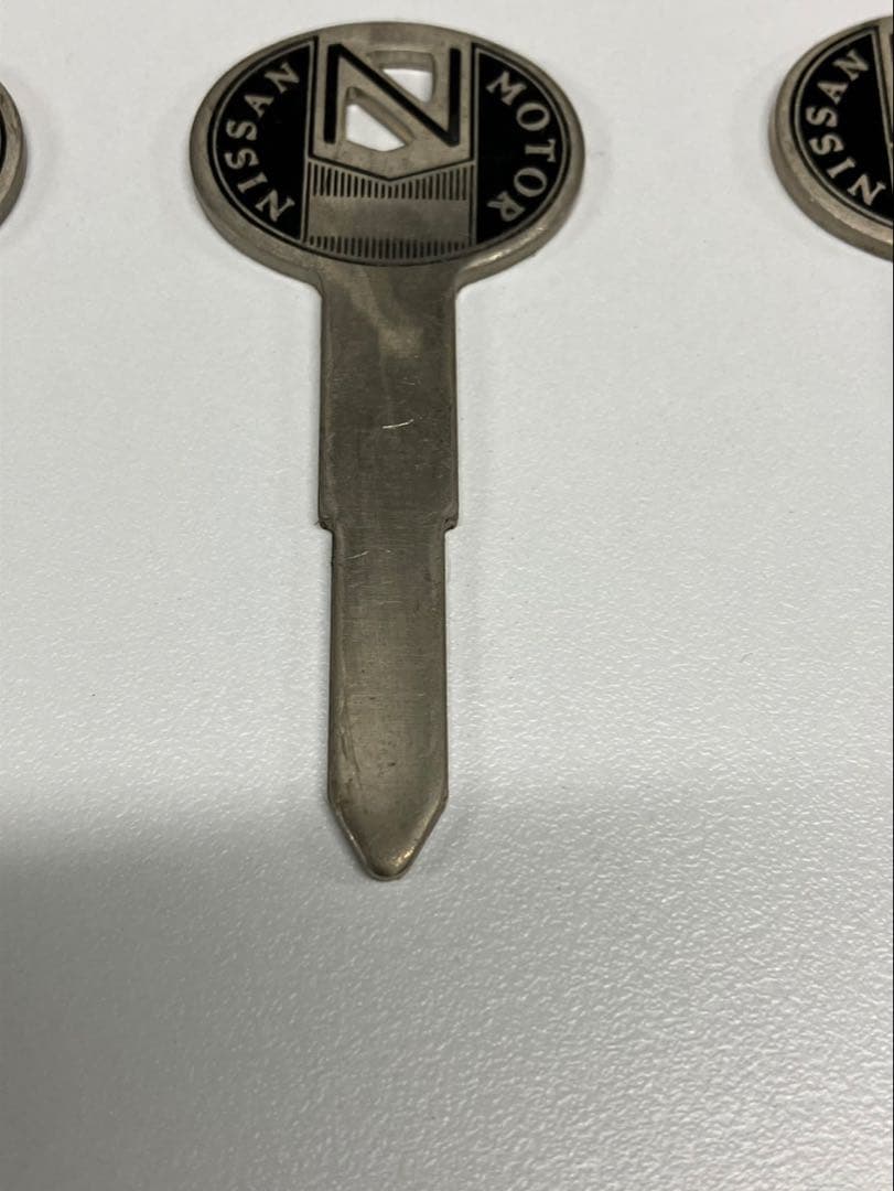 Nissan 鍵 3個セットブランクキー セドリック グロリア ダットサン など