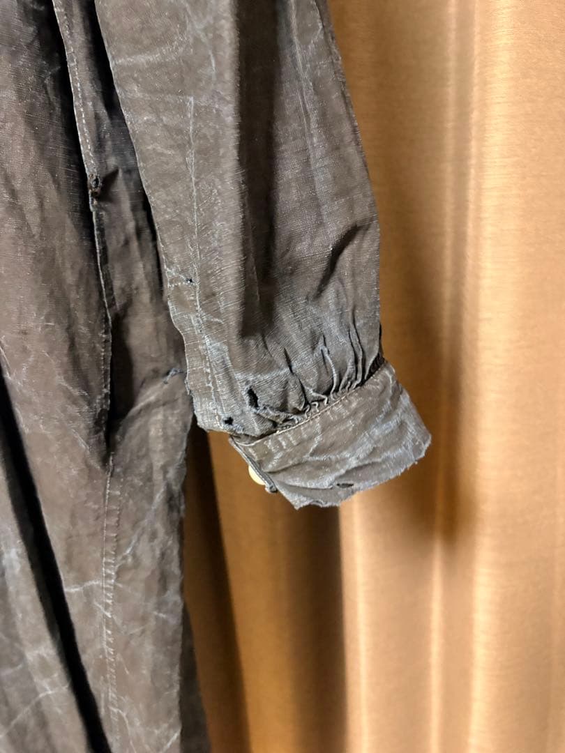 20s 30s インディゴリネン フランス ビンテージ マキニョン ビヨード