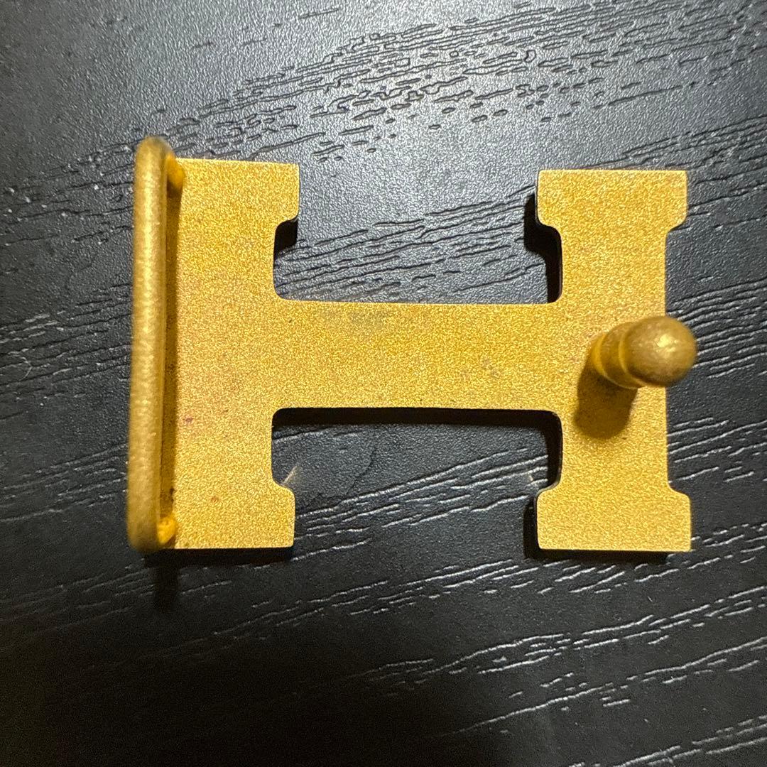 HERMES エルメス　ミニコンスタンスリバーシブルベルト70 ゴールド　美品