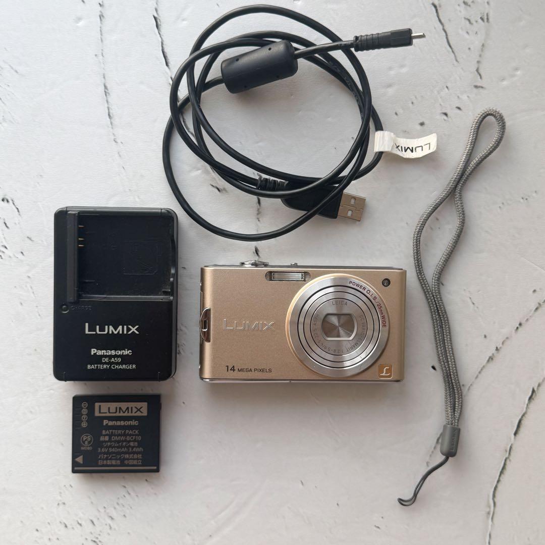 【動作確認済】Panasonic LUMIX DMC-FX66　コンデジ