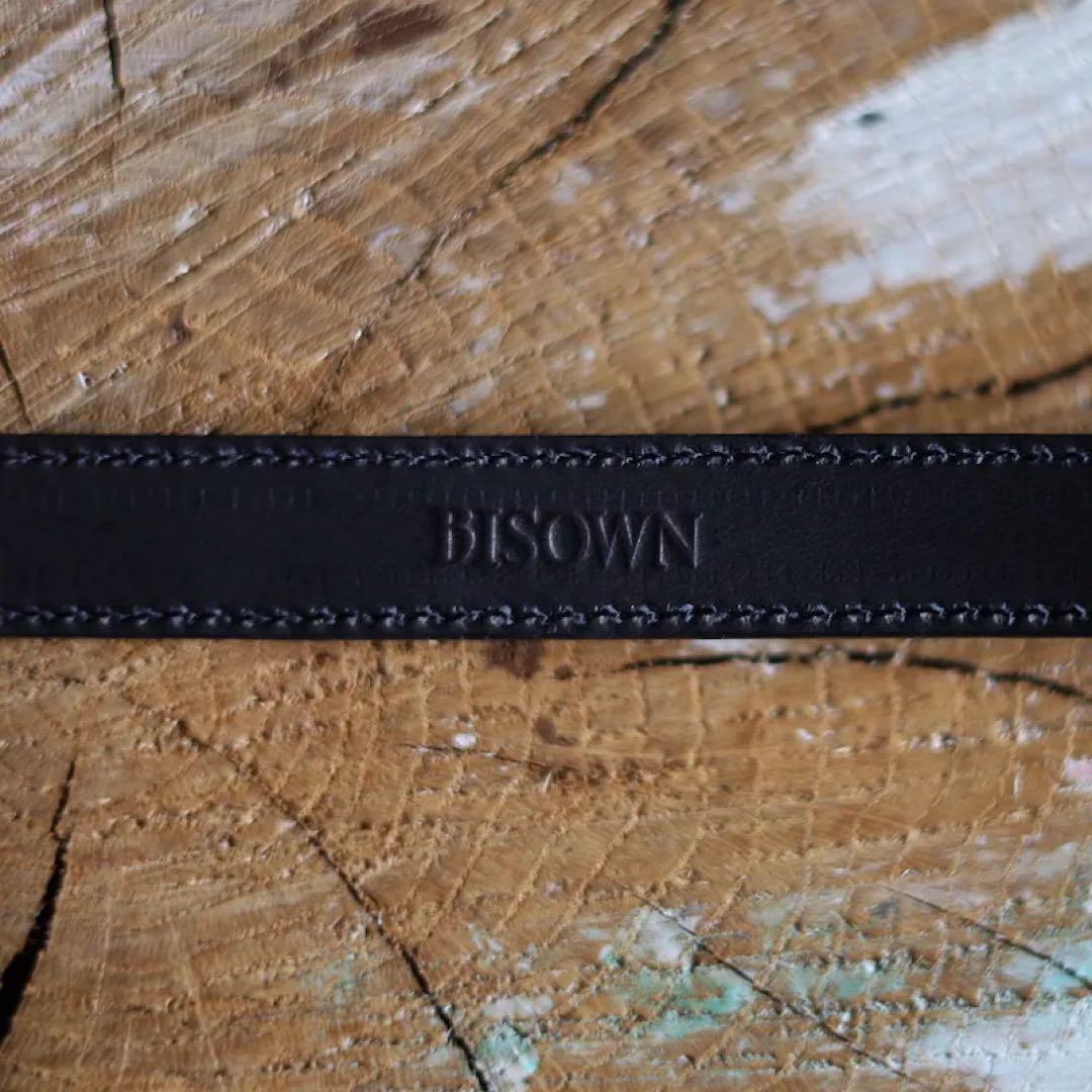 小物 BISOWN LIZARD OVAL BELT