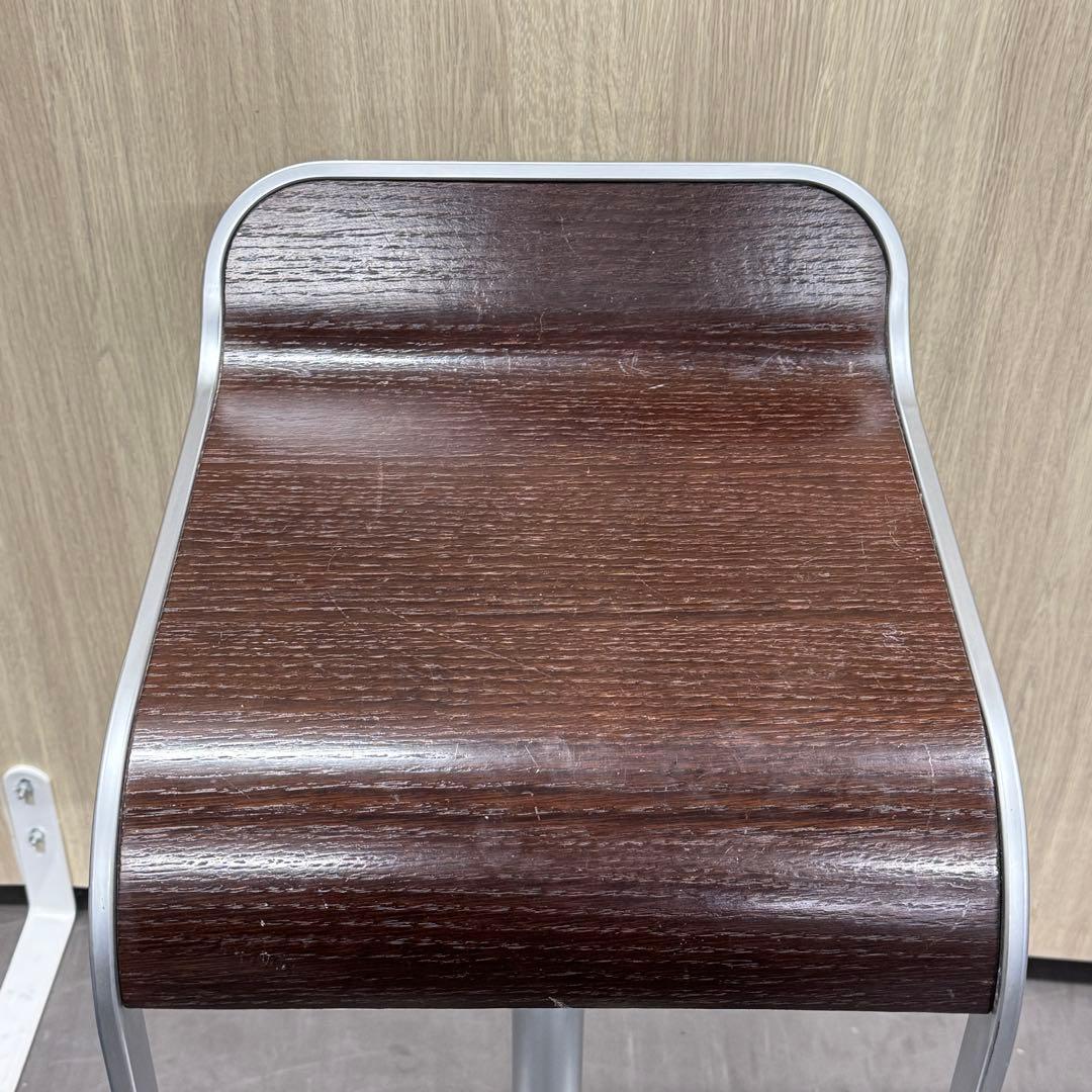 イタリア製 ラパルマ レム ハイスツール 板座 オーク突板