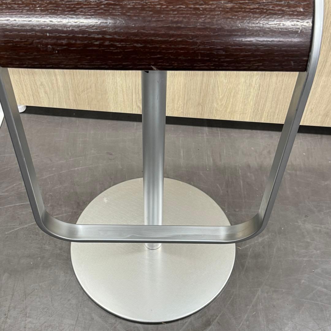 イタリア製 ラパルマ レム ハイスツール 板座 オーク突板