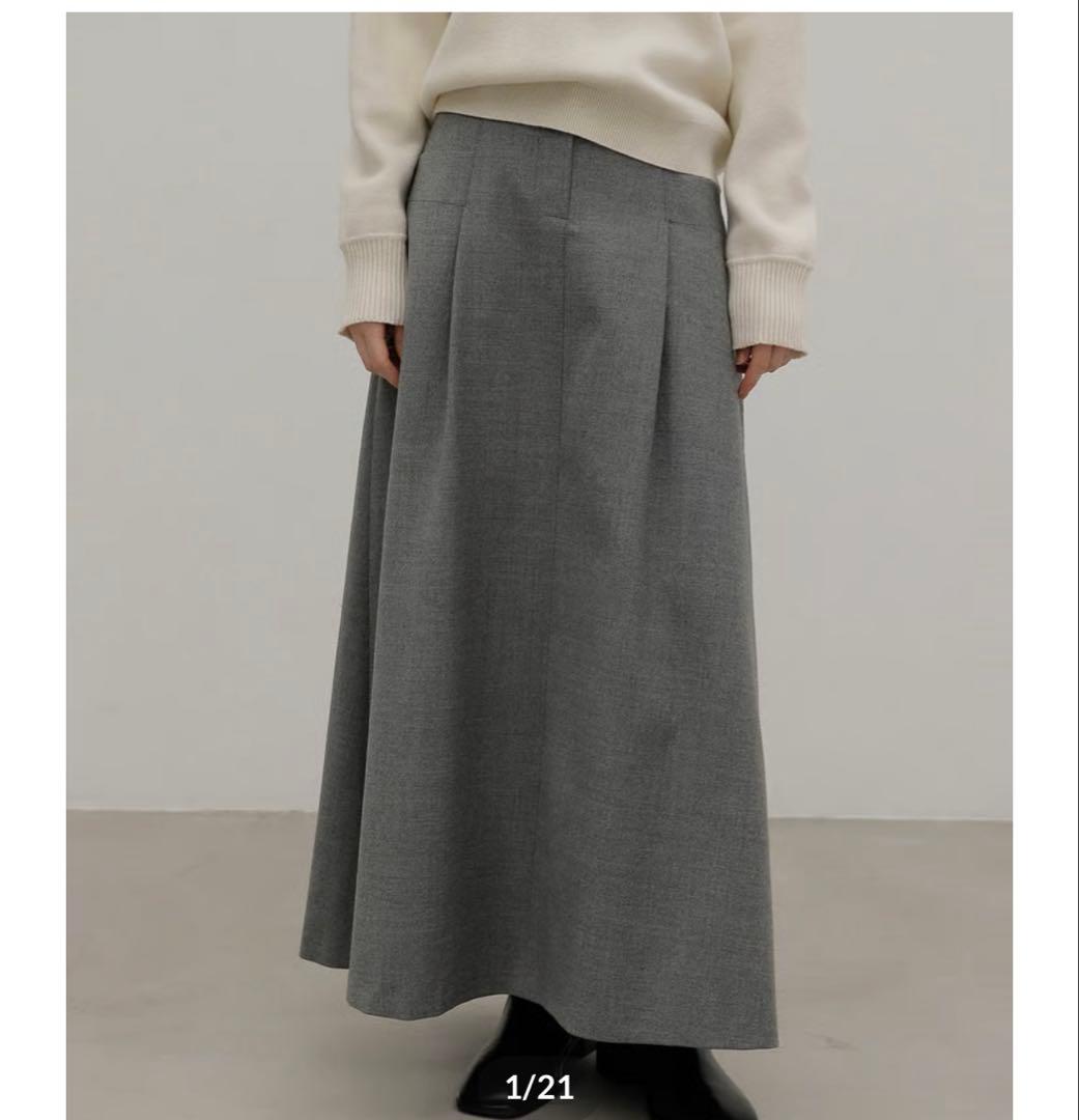 スカート na.e Wool Tacks Skirt