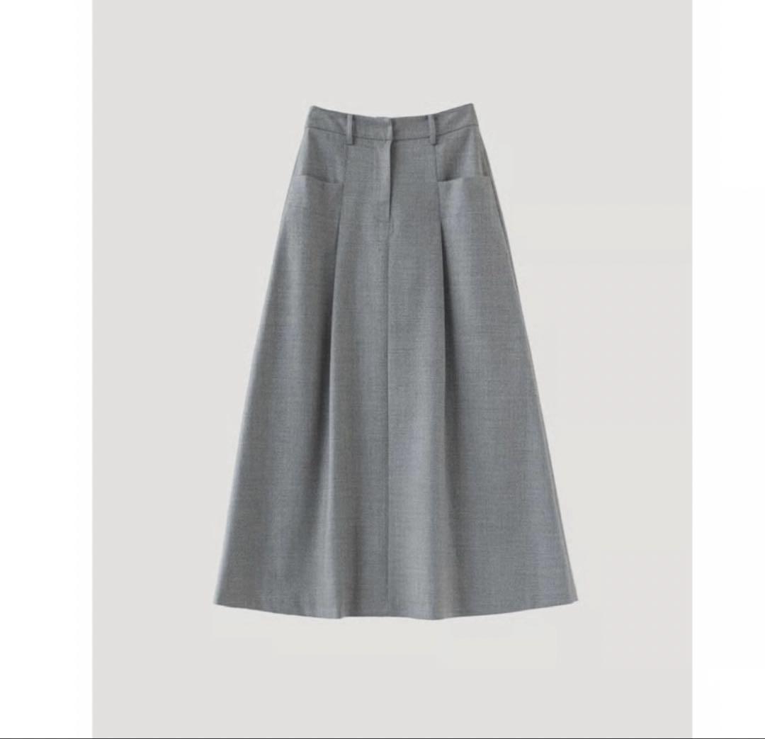 スカート na.e Wool Tacks Skirt