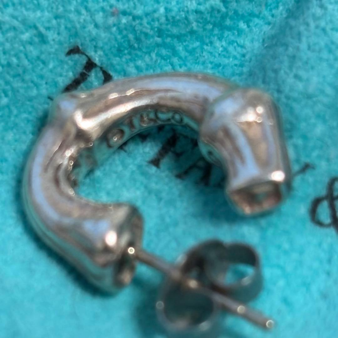 廃盤 Tiffany ティファニー バンブー ピアス シルバー 925 片耳