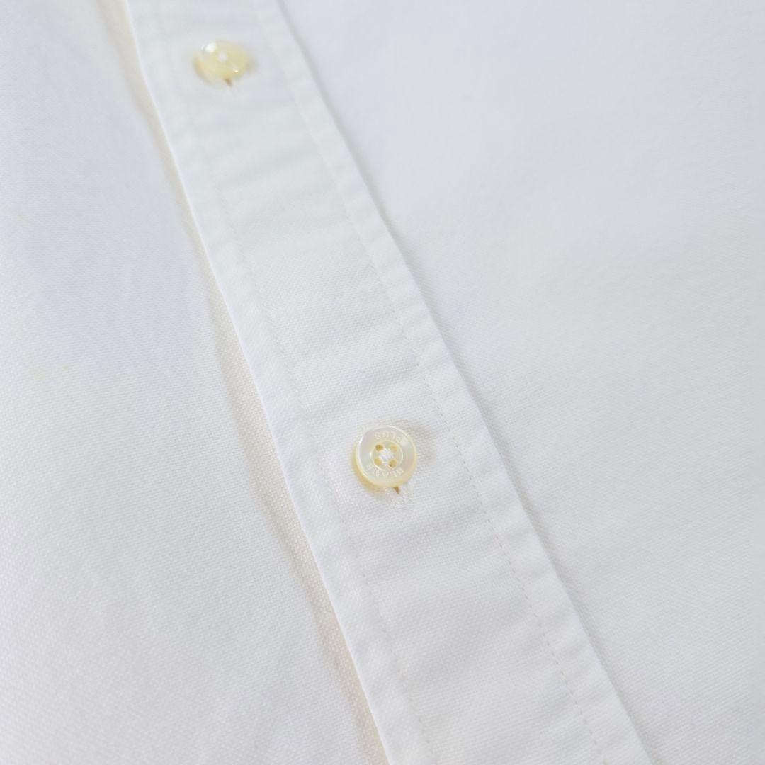 美品◎ビームスプラス★オックスフォード ボタンダウン シャツ　1.1万　XL　白