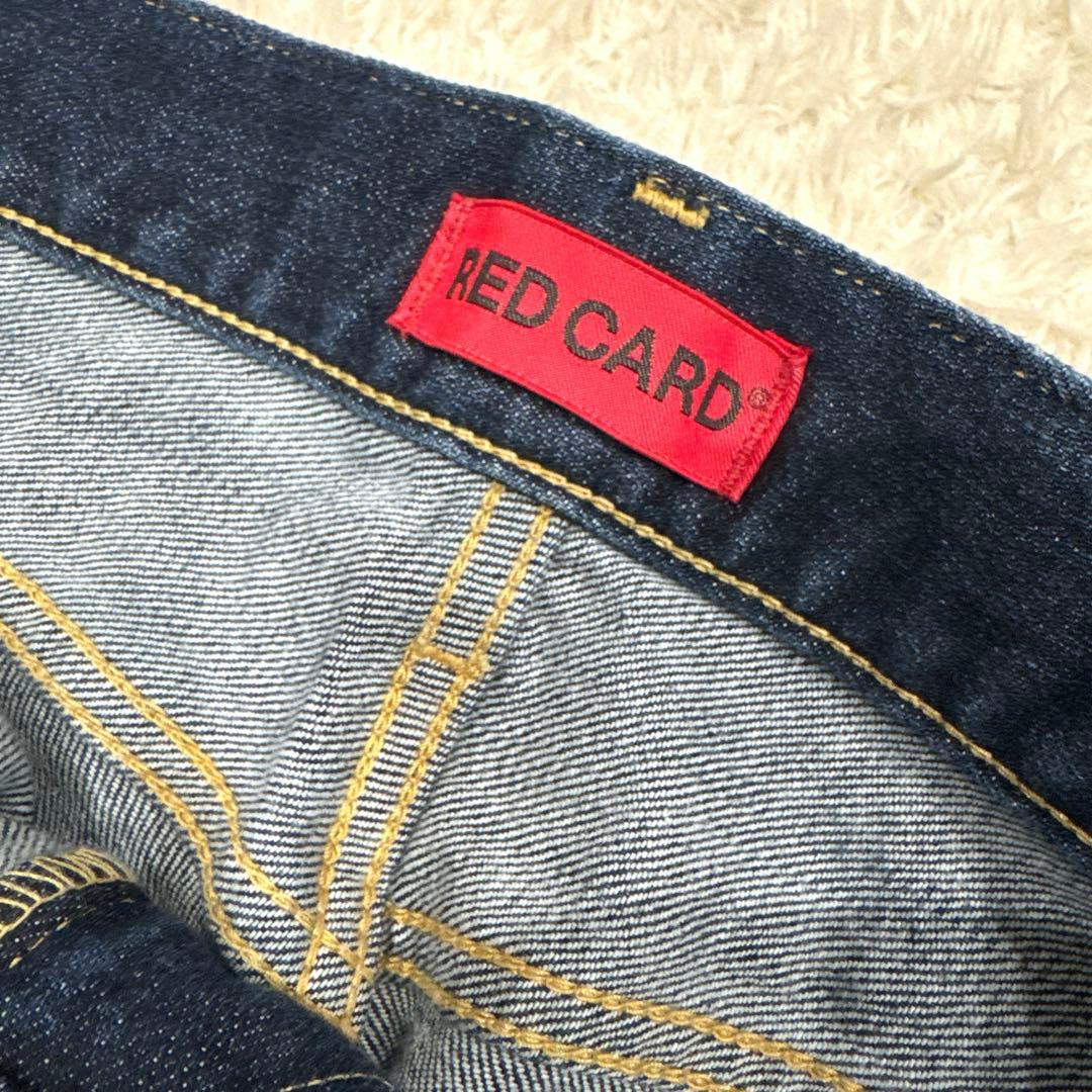 新品タグ付◎RED CARD アニバーサリー　デニム　スリムテーパード　26