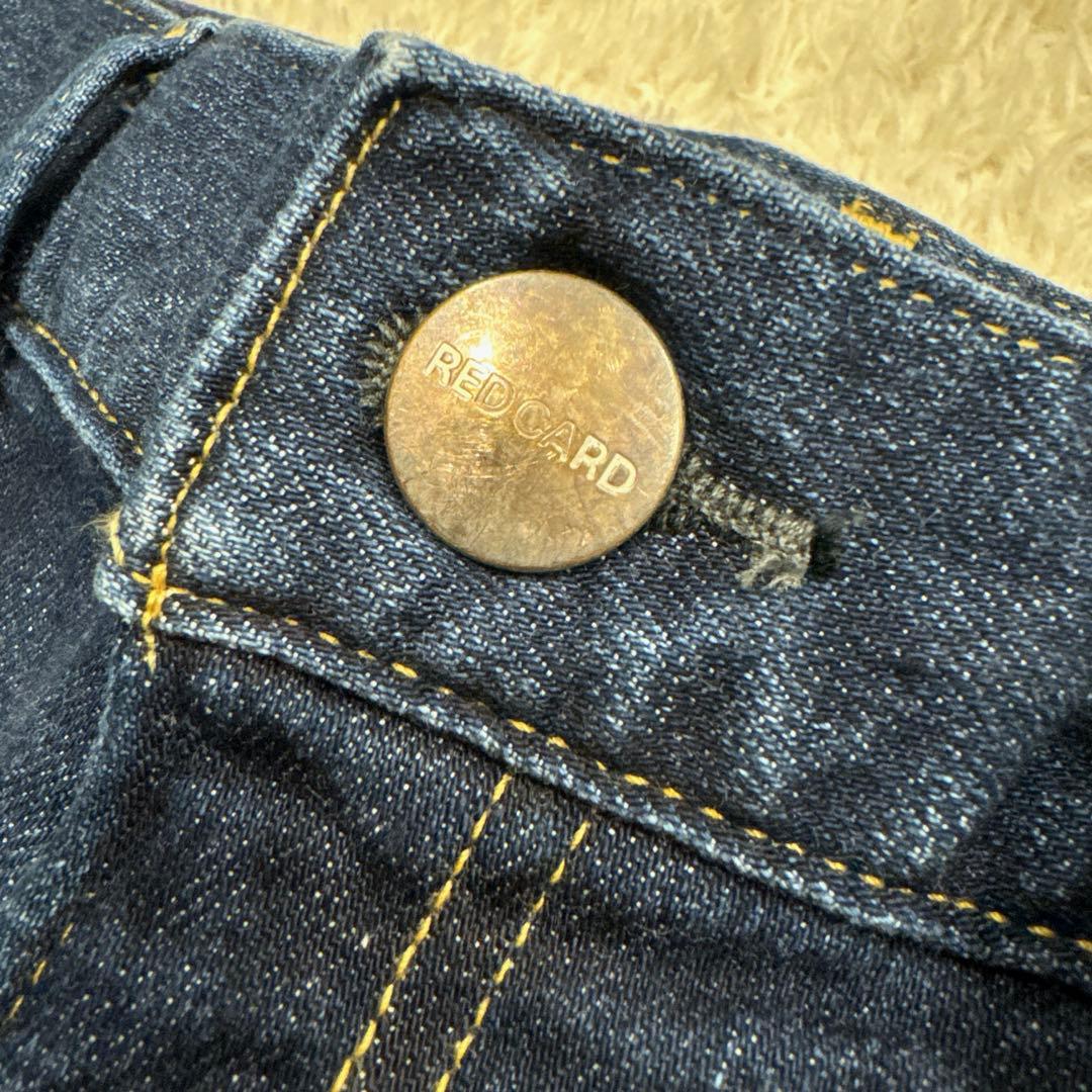 新品タグ付◎RED CARD アニバーサリー　デニム　スリムテーパード　26