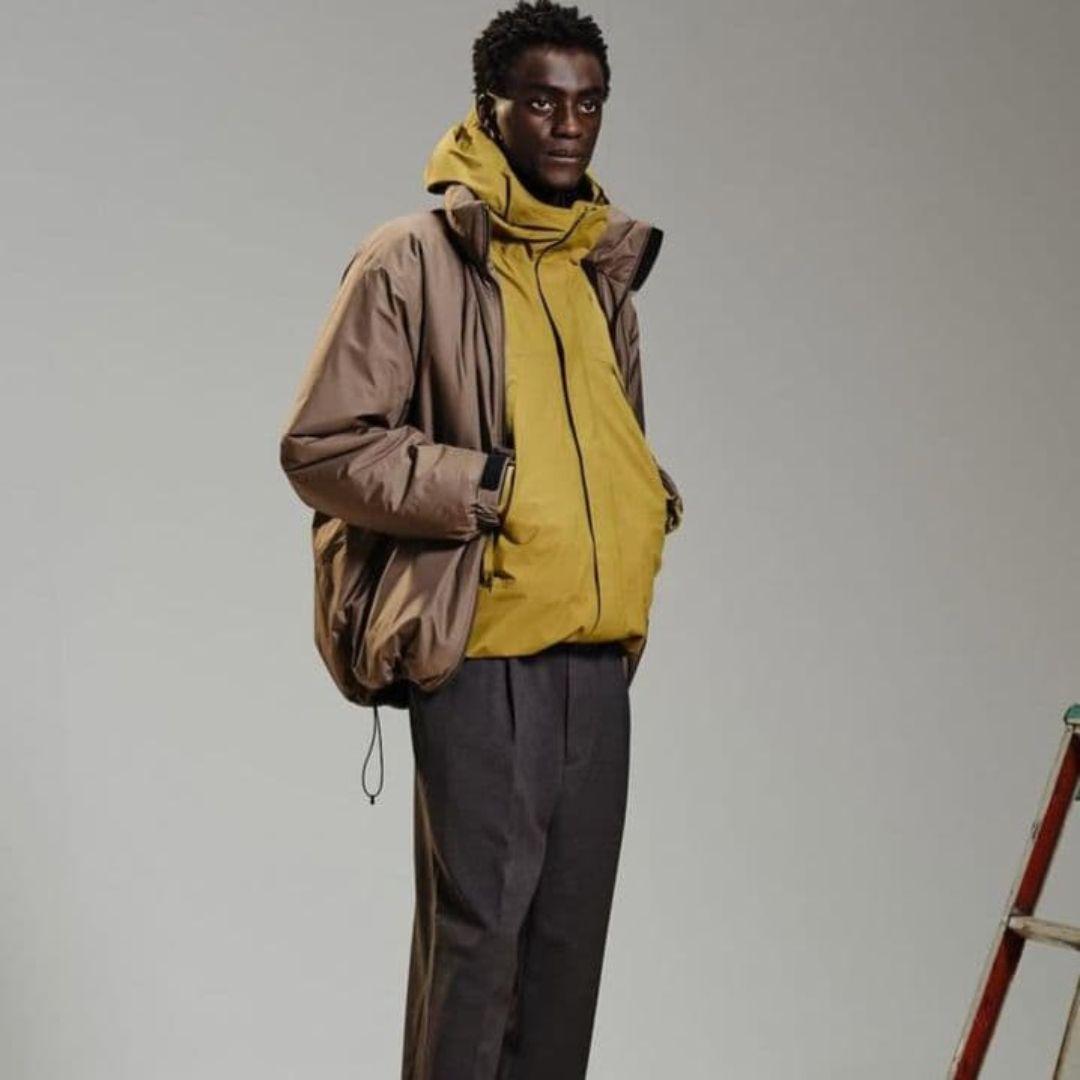 定価６万 Goldwin puffy jacket gore-tex labs