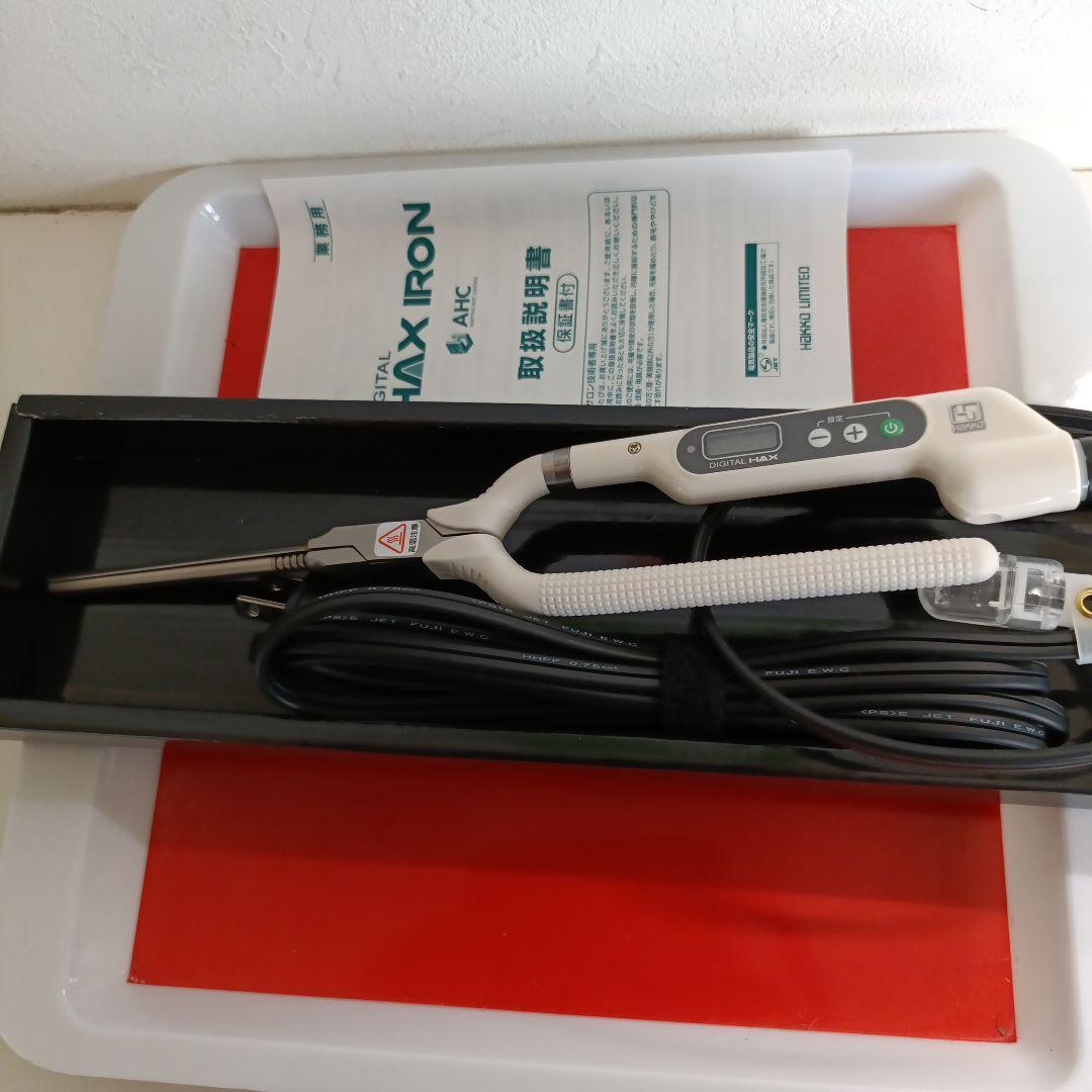 超美品　デジタルMAX 理容アイロン 　タイプパーマ丸６㎜ /レンツアイロン