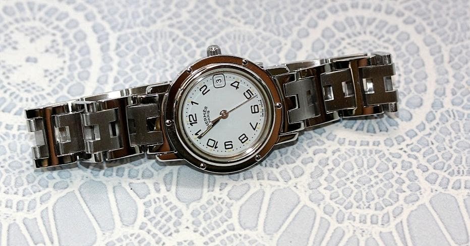 HERMES　CL4.210　WhiteDial　エルメス　クリッパー 040