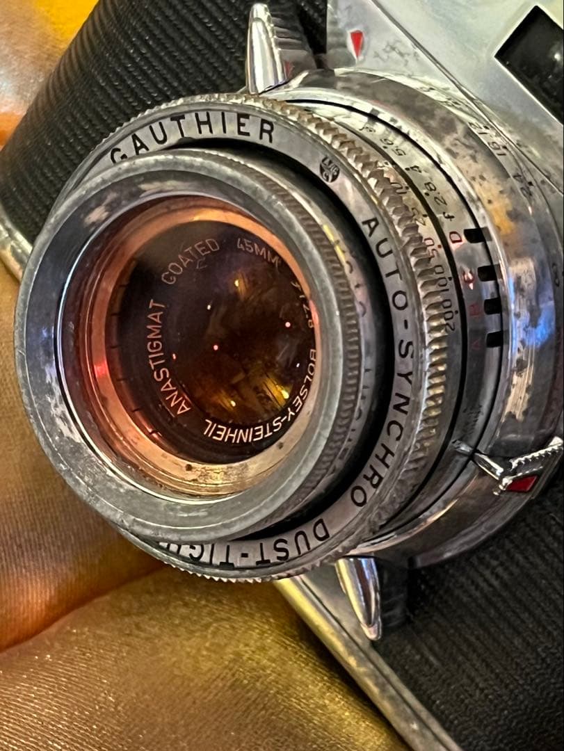 BOLSEY JUBILEE 45mm f2.8 革ケース付 並品