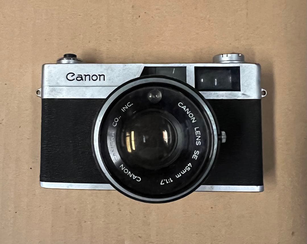 Canonet　QL17　CANON LENS SE　45mm　1:1.7