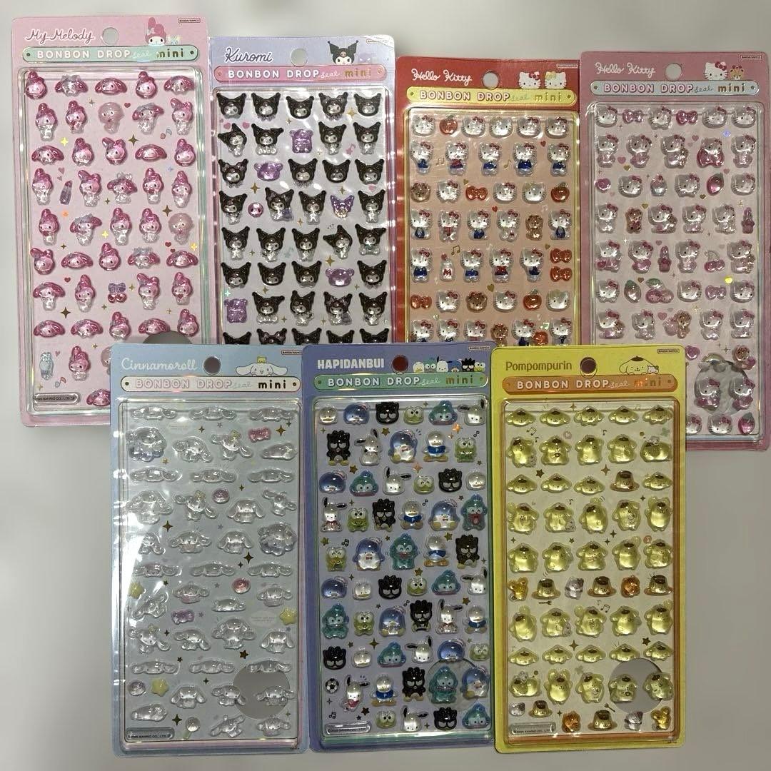 正規品　ボンボンドロップシールミニ　サンリオ
