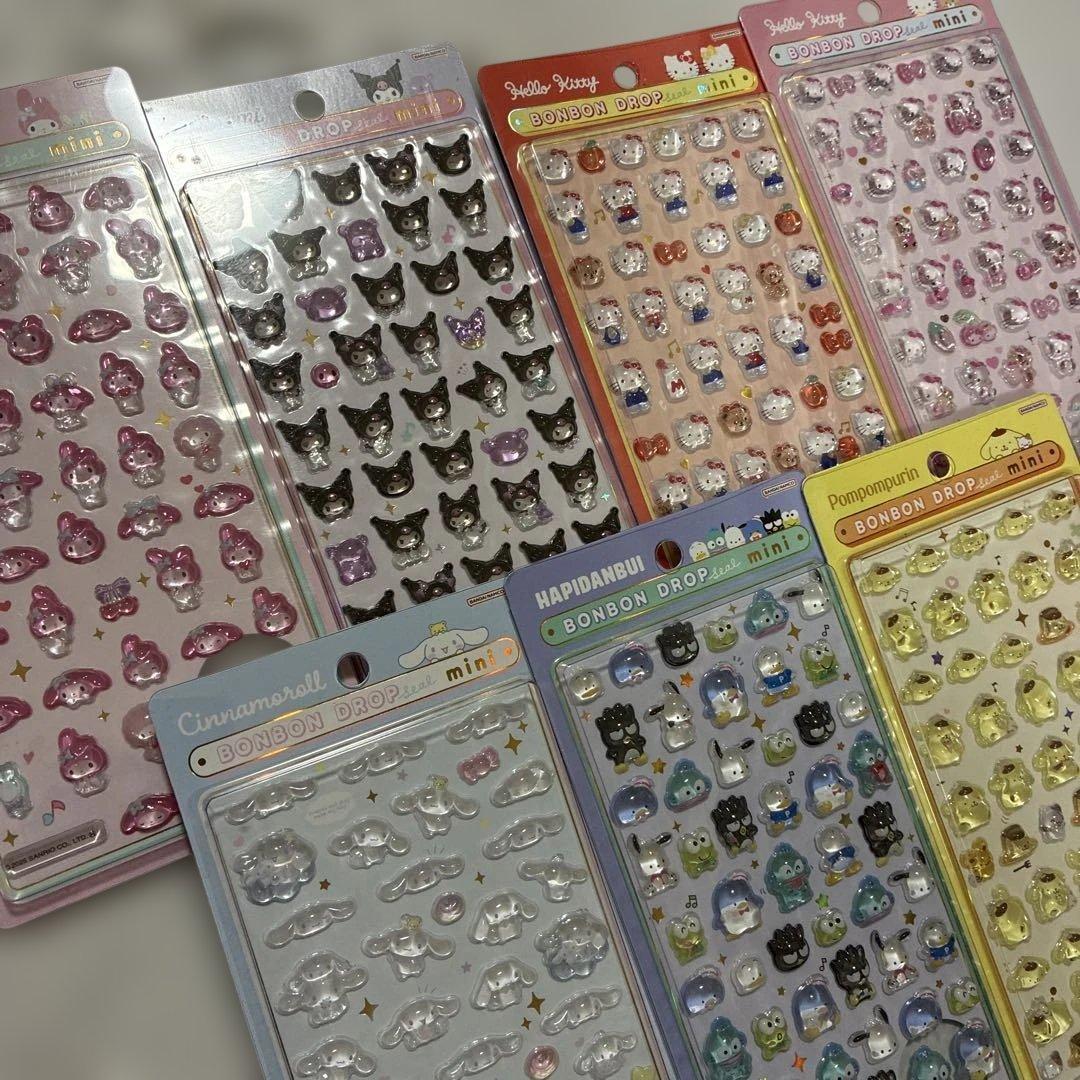 正規品　ボンボンドロップシールミニ　サンリオ
