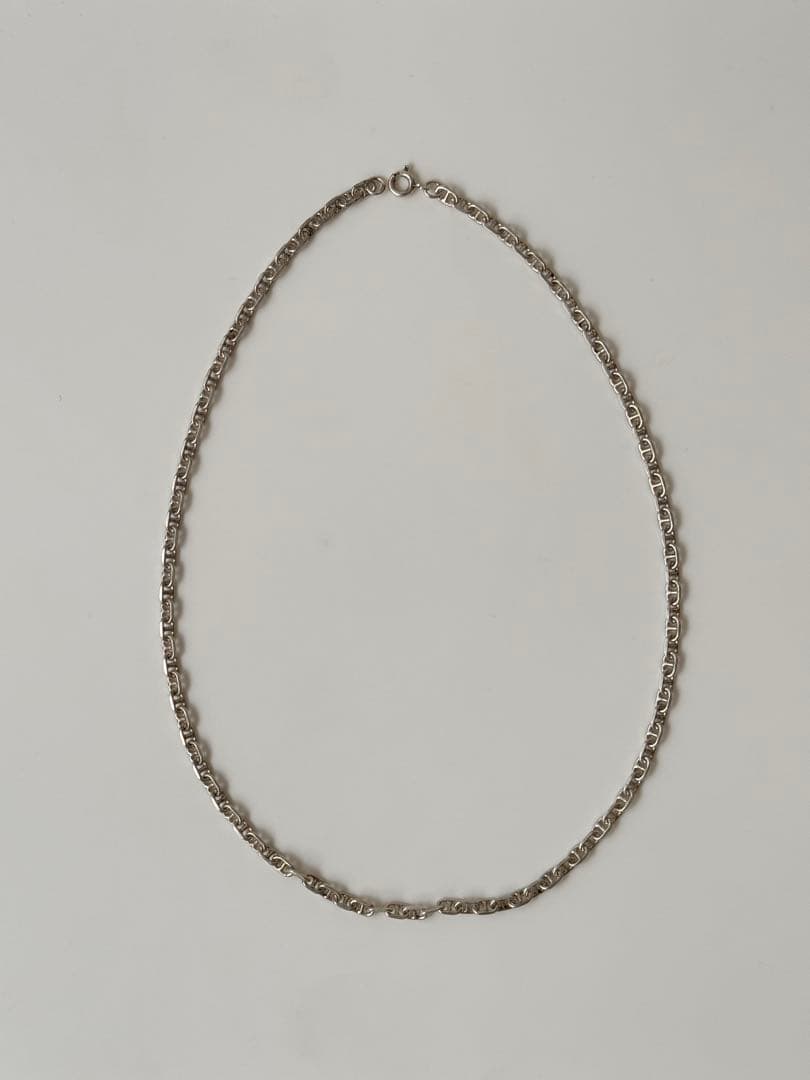 front11201 S925 シルバーチェーンネックレス 45cm ビンテージ