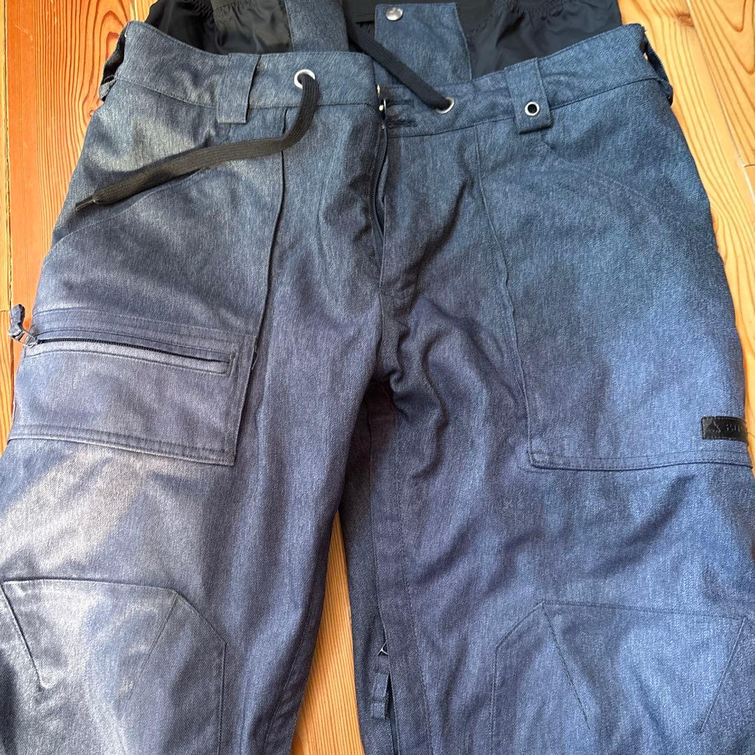 BURTON スノーボードパンツ デニム調