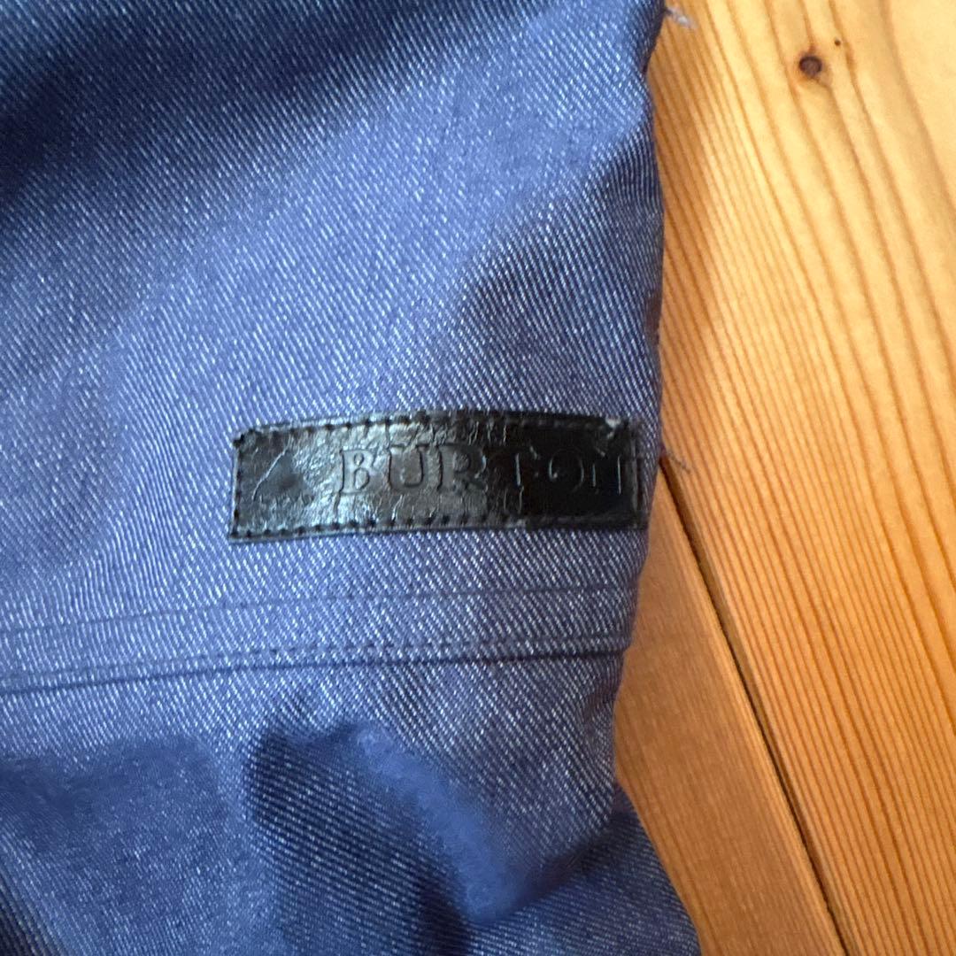 BURTON スノーボードパンツ デニム調