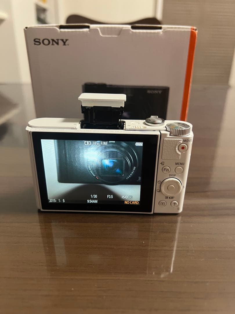 みSONY DSC-WX500 ホワイト Wi-Fi機能搭載