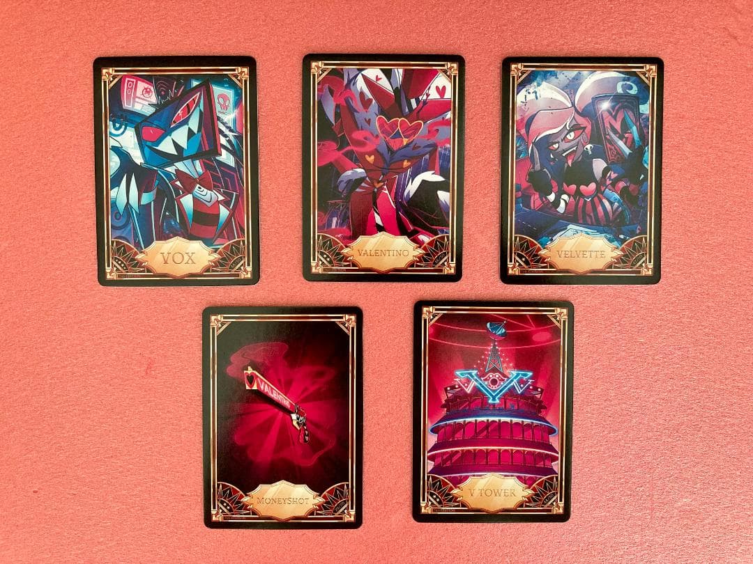 ハズビンホテル　ヴォックス　ヴァレンティノ　ヴェルベット カード　トレカ